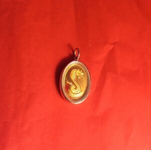 1 Gold Zodiac Animal Pendants NWOT